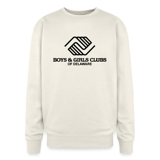 LOGO ONLY Oversized Crewneck Sweatshirt - ivory