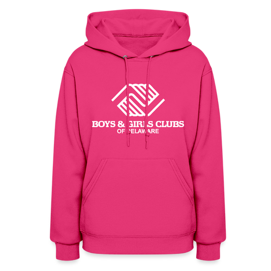 LOGO ONLY Women's Hoodie - fuchsia