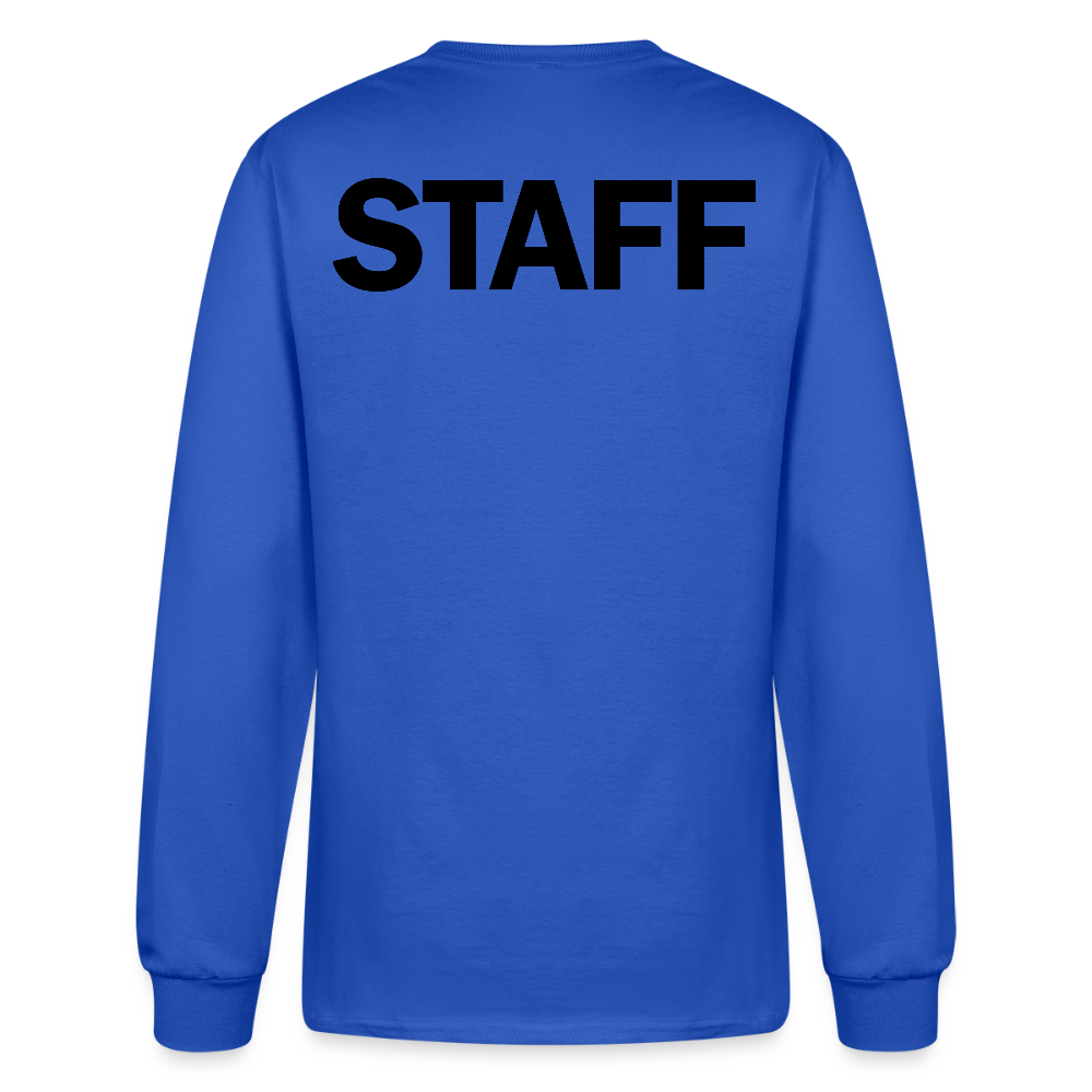 STAFF Men's Long Sleeve T-Shirt - royal blue