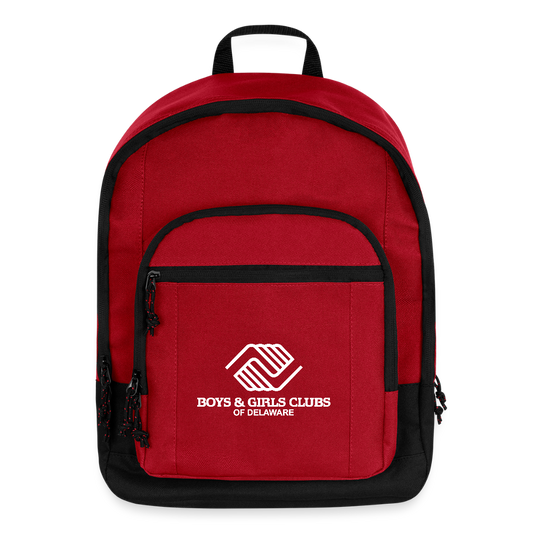 LOGO ONLY Basic Backpack - red