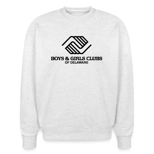 LOGO ONLY Stanley/Stella Radder Unisex Oversized Organic Sweatshirt - cool heather grey