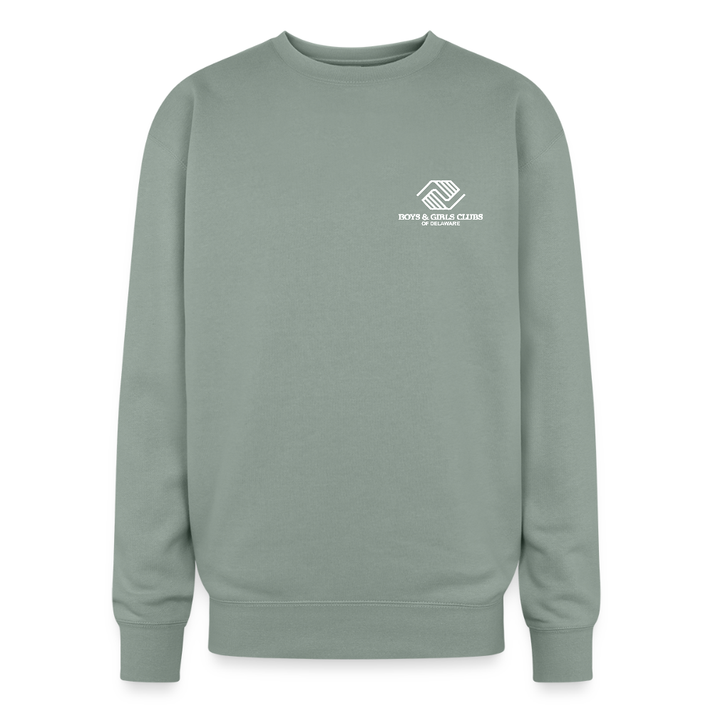 LOGO ONLY Oversized Crewneck Sweatshirt - sage