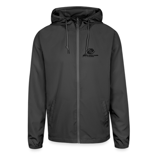 LOGO ONLY Unisex Lightweight Windbreaker Jacket - graphite