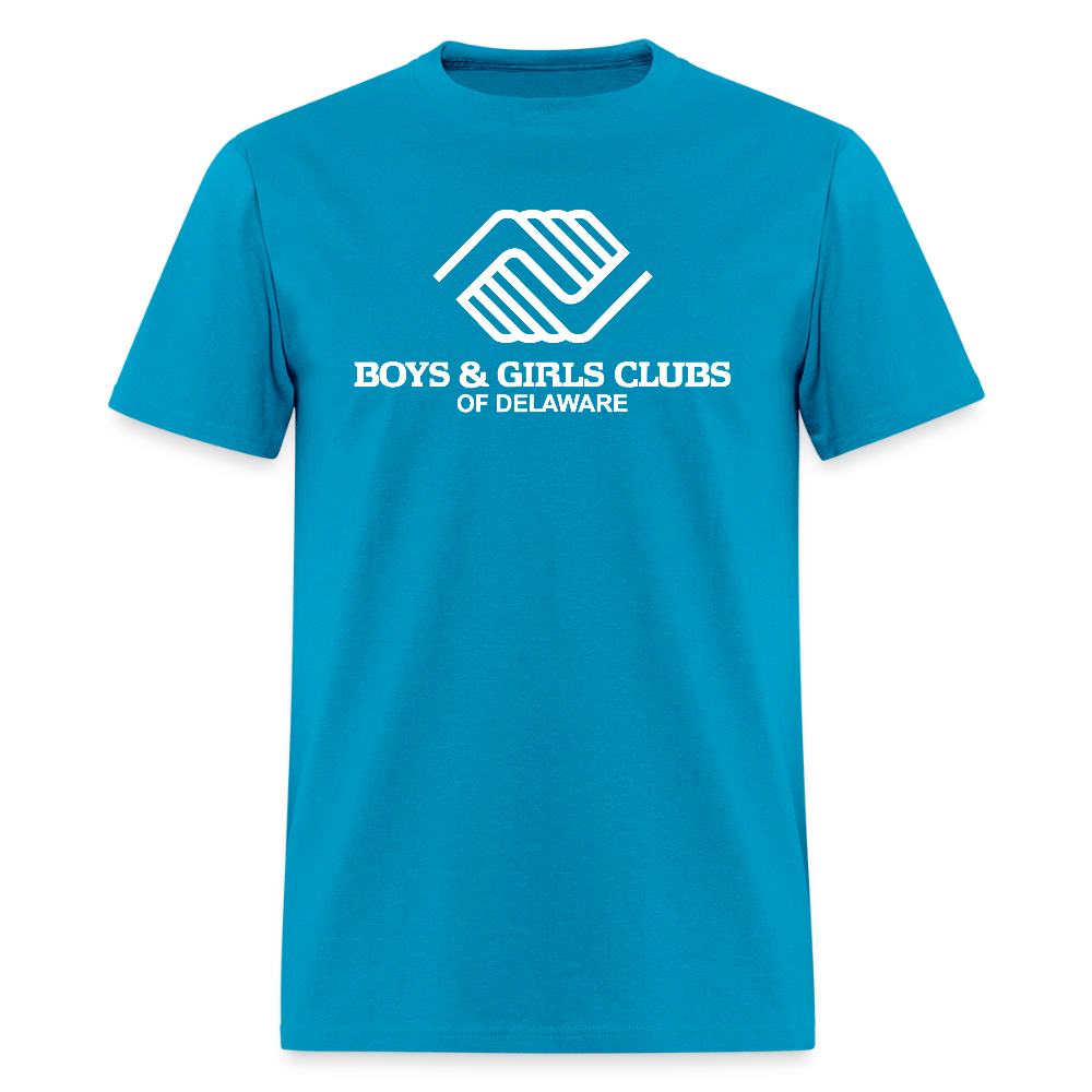 LOGO ONLY Men's T-Shirt | GILDAN 5000 - turquoise