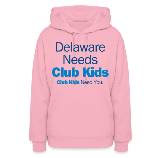 Delaware Needs Club Kids Women's Hoodie - classic pink