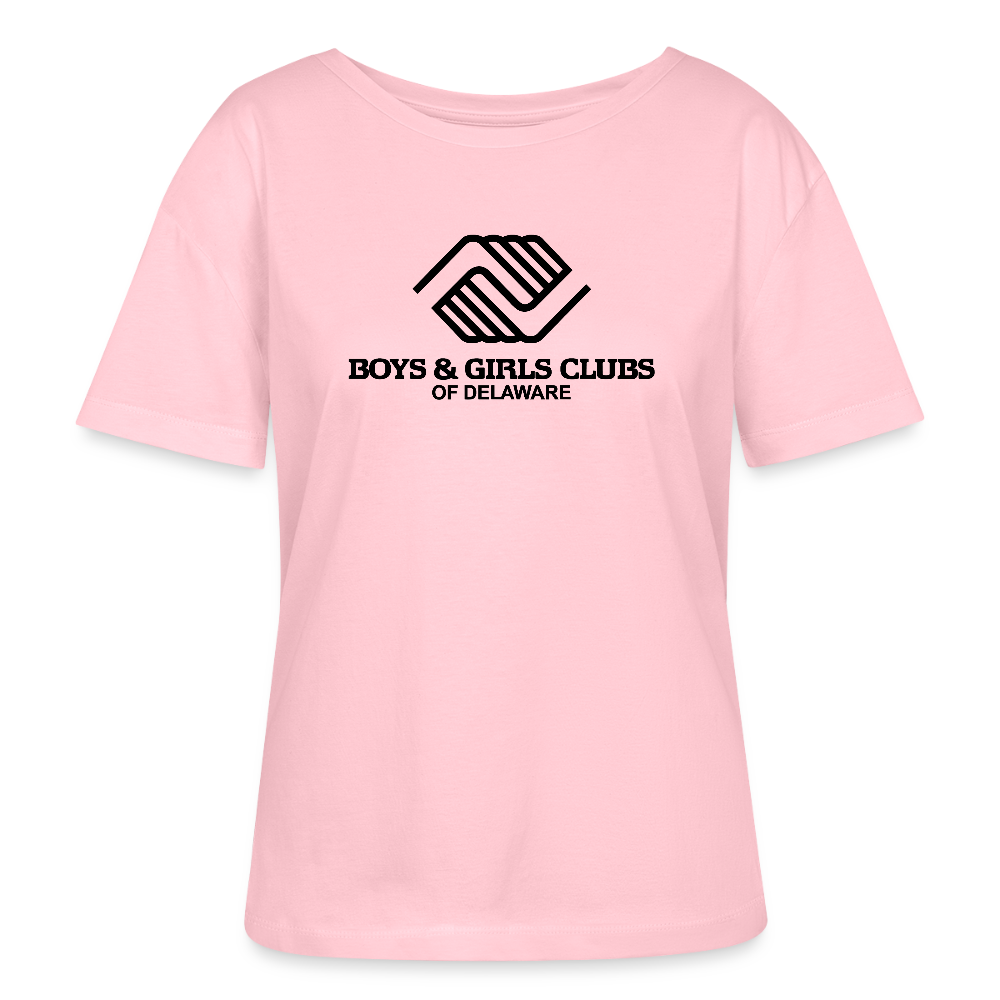 LOGO ONLY Stanley/Stella Serena Women’s Relaxed Organic T-Shirt - pale pink
