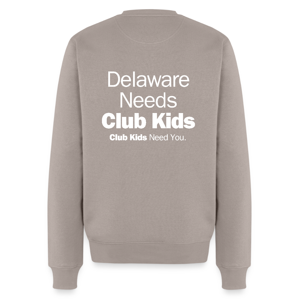 BGCDE Club Kids Need You Men’s Premium Sweatshirt - taupe