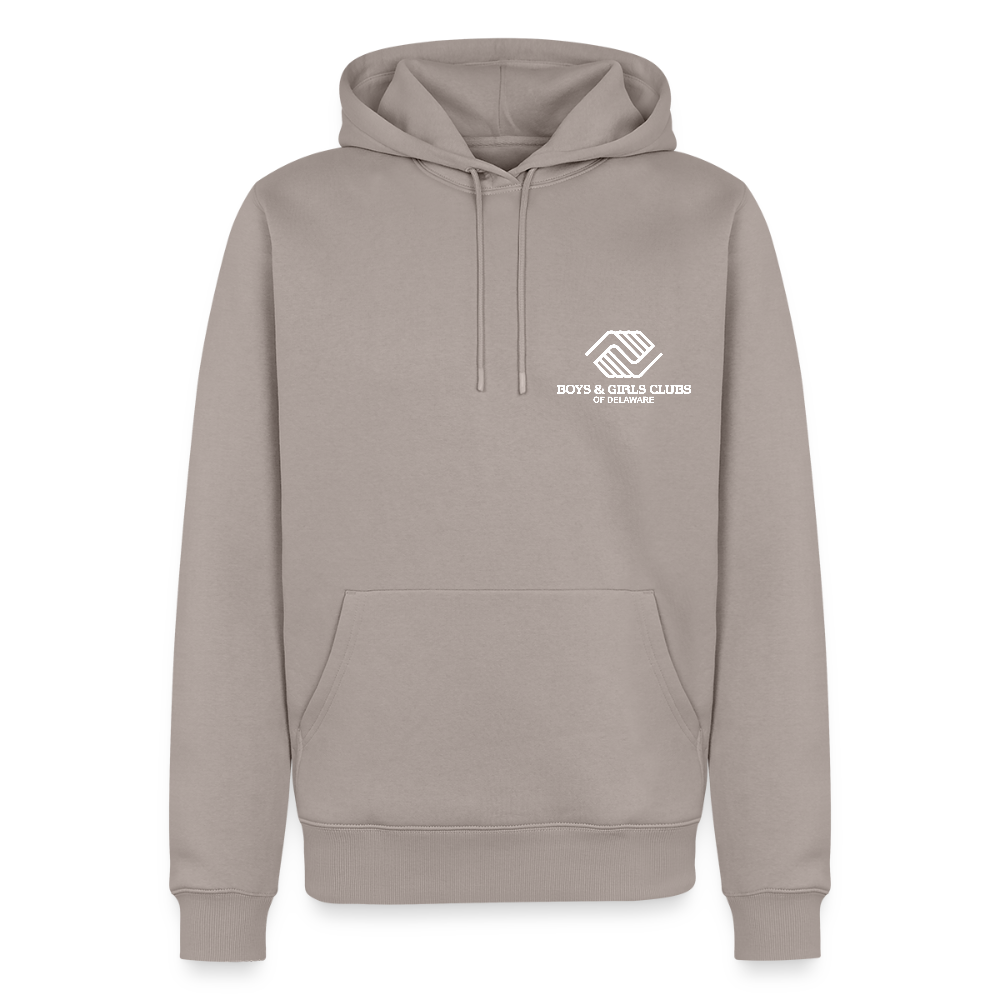 LOGO ONLY Men’s Premium Hoodie - taupe