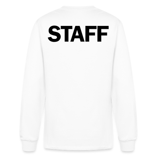 STAFF Men's Long Sleeve T-Shirt - white