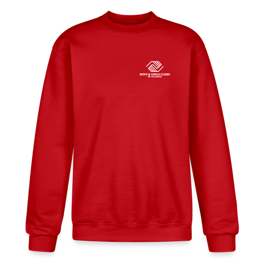 LOGO ONLY Champion Unisex Powerblend Sweatshirt - Scarlet