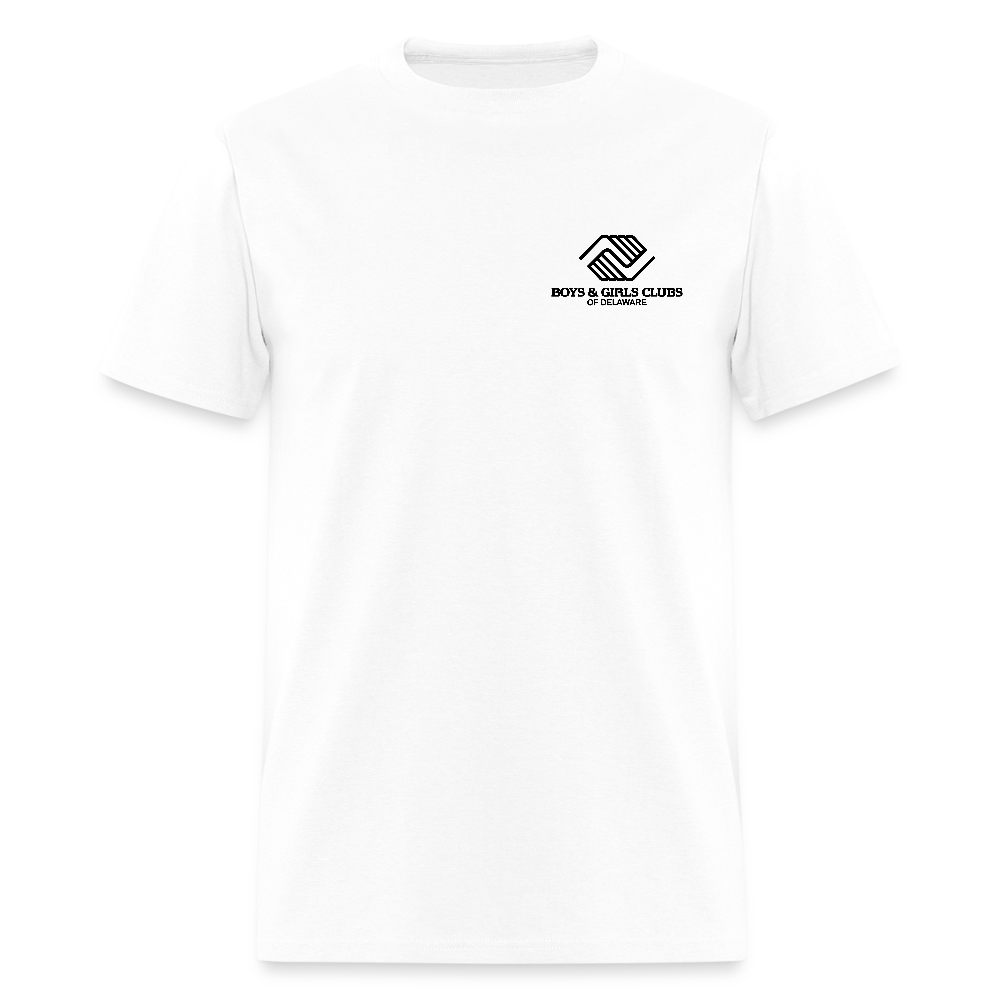 LOGO ONLY Men's T-Shirt | GILDAN 5000 - white