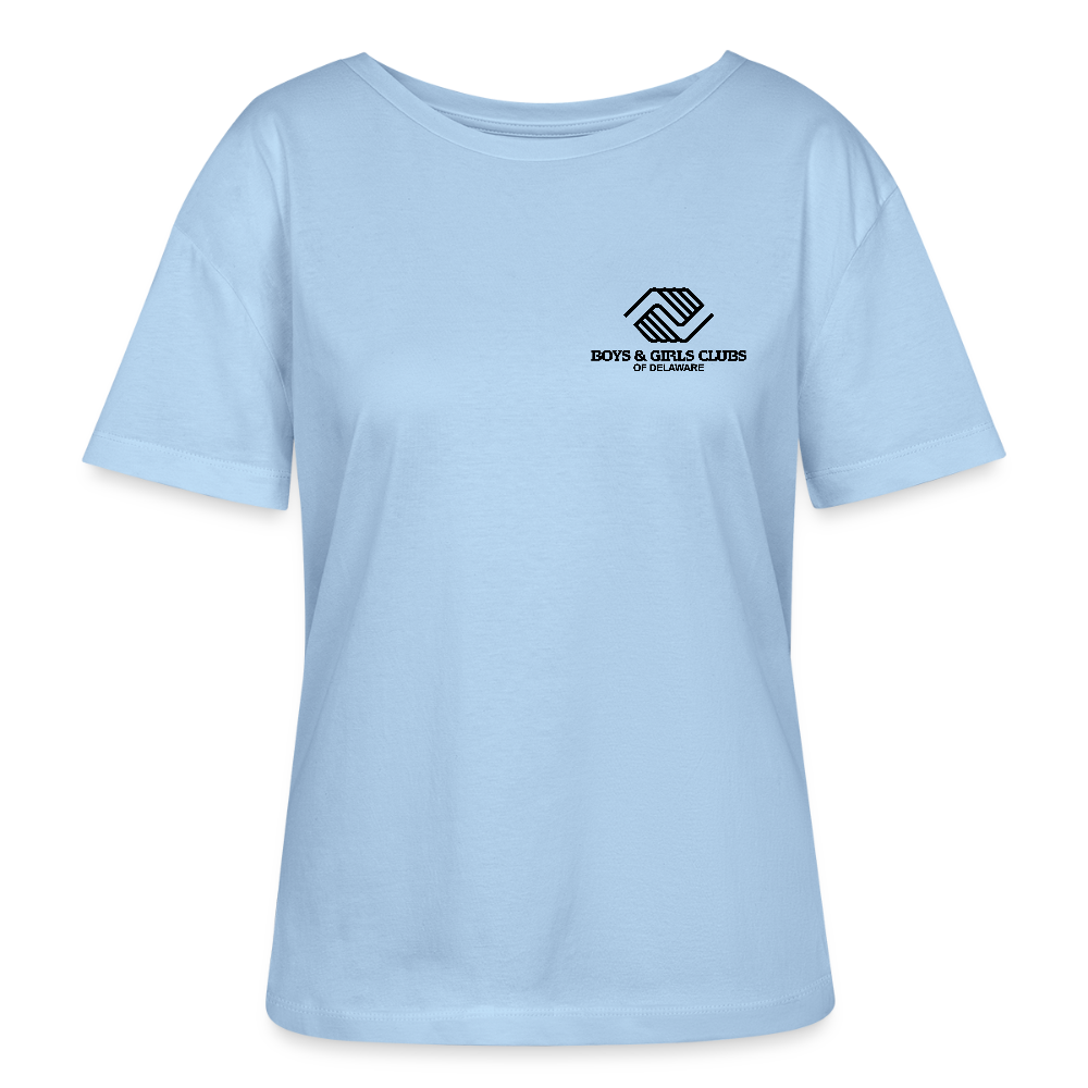 STAFF Stanley/Stella Serena Women’s Relaxed Organic T-Shirt - blue soul
