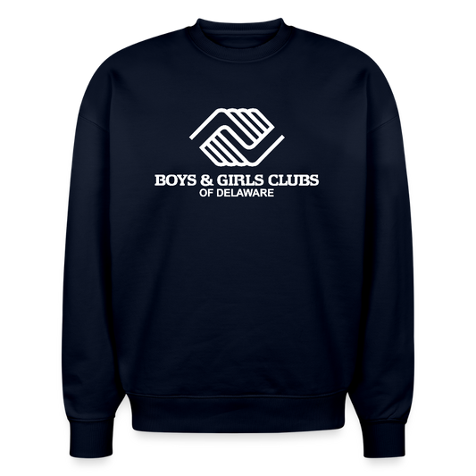 LOGO ONLY Stanley/Stella Radder Unisex Oversized Organic Sweatshirt - french navy