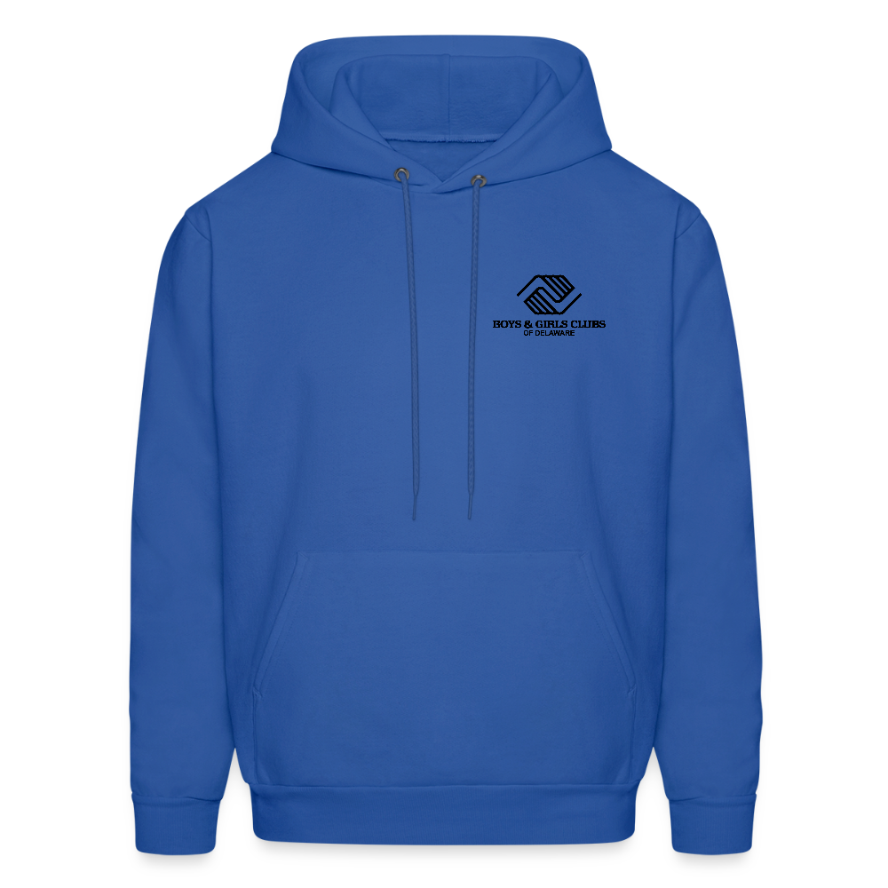 LOGO ONLY Men's Hoodie - royal blue