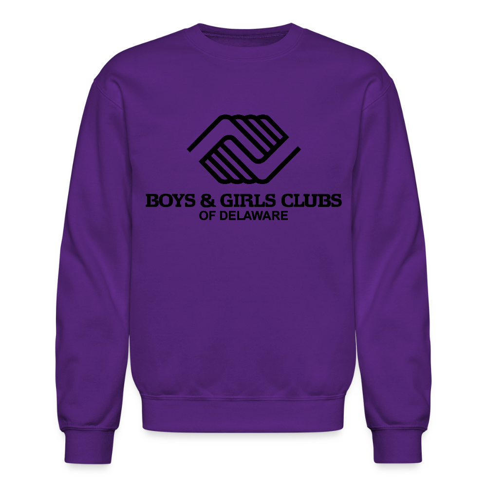 LOGO ONLY Crewneck Sweatshirt - purple