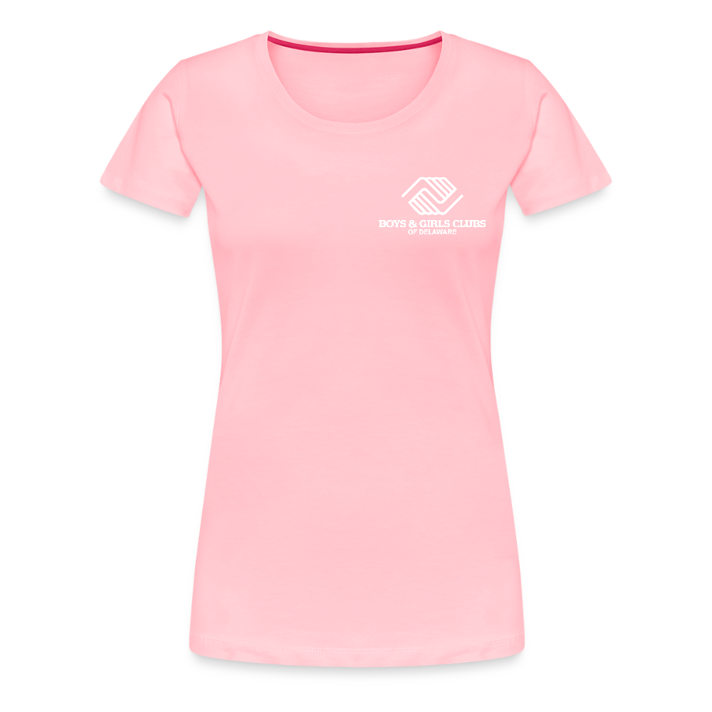 LOGO ONLY Women’s Premium T-Shirt - pink