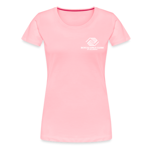 LOGO ONLY Women’s Premium T-Shirt - pink