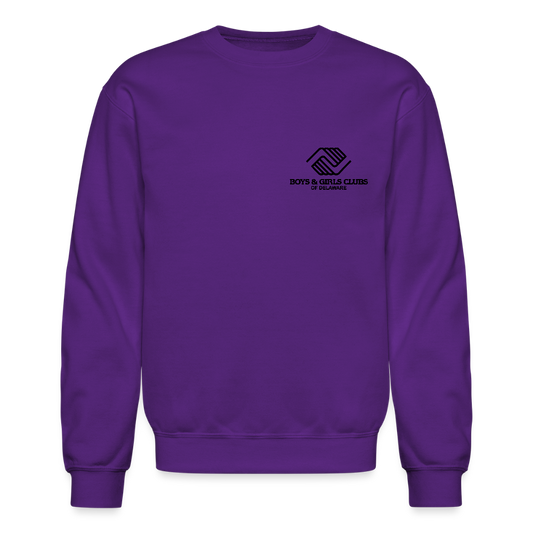 LOGO ONLY Crewneck Sweatshirt - purple