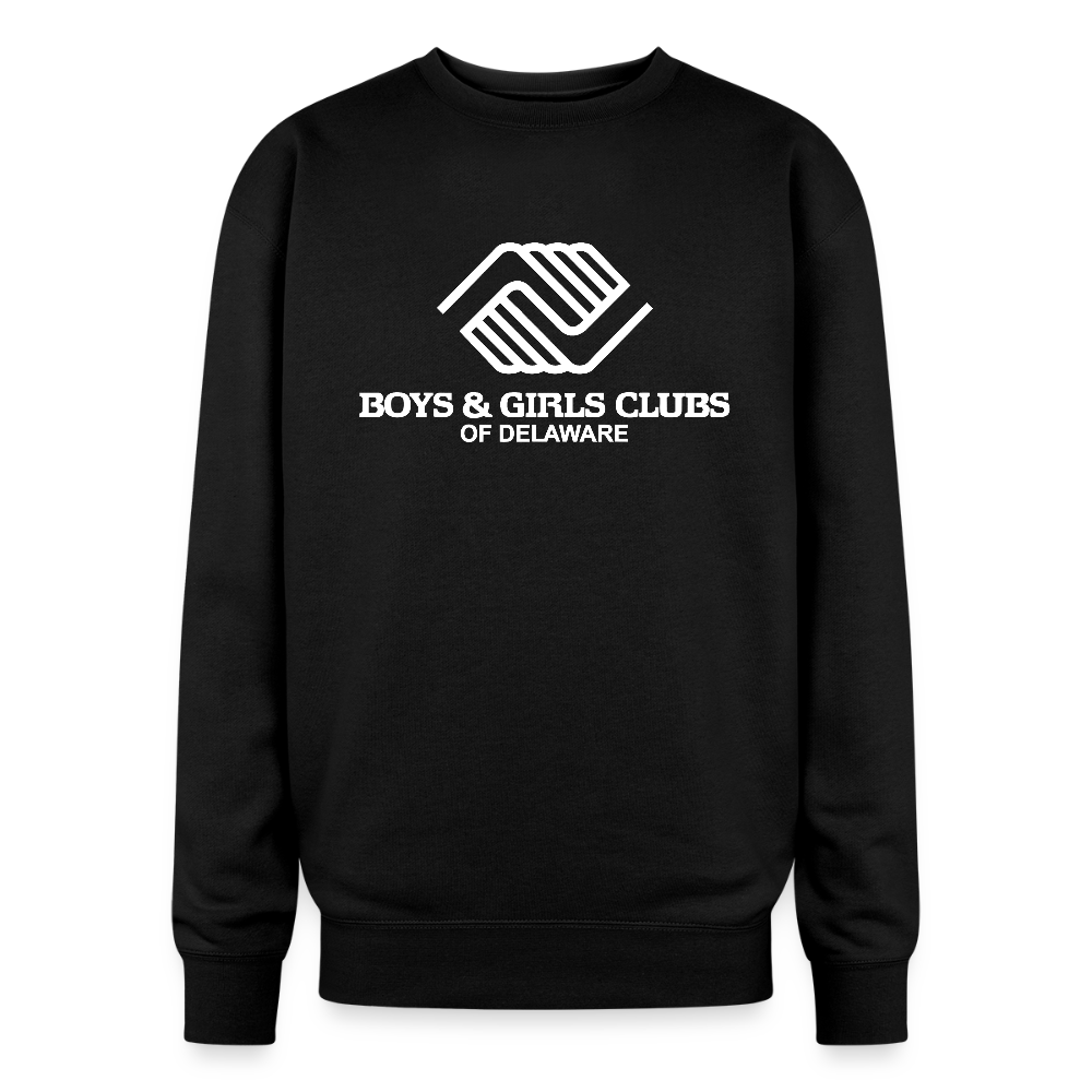 LOGO ONLY Oversized Crewneck Sweatshirt - black