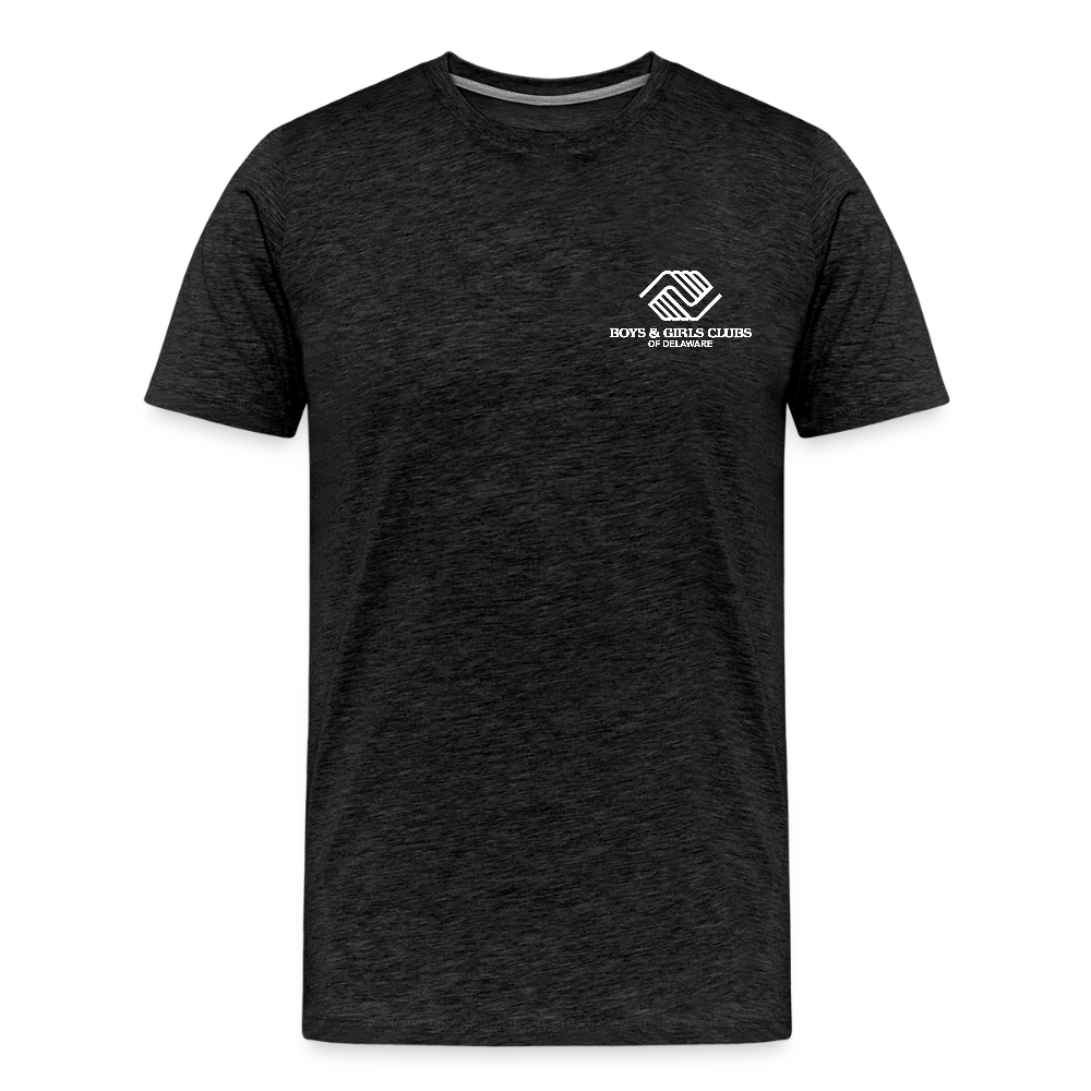 LOGO ONLY Men's Premium T-Shirt - charcoal grey