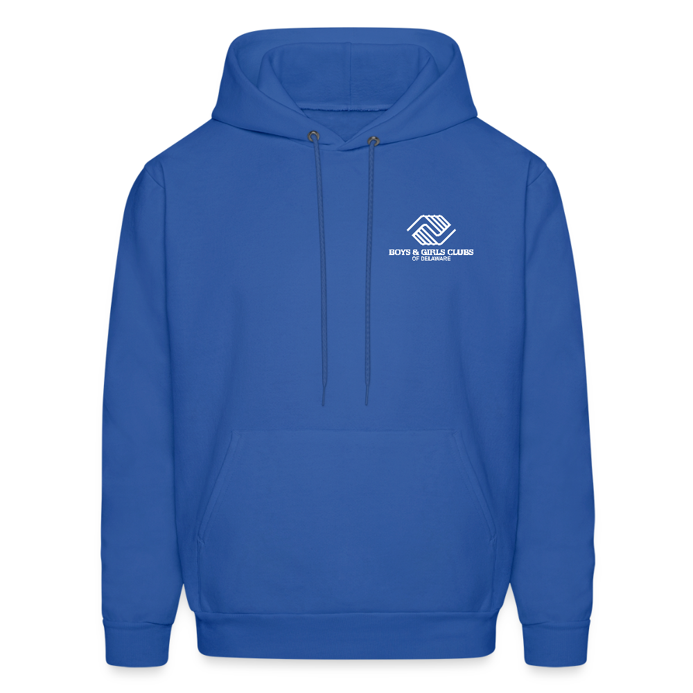 LOGO ONLY Men's Hoodie - royal blue