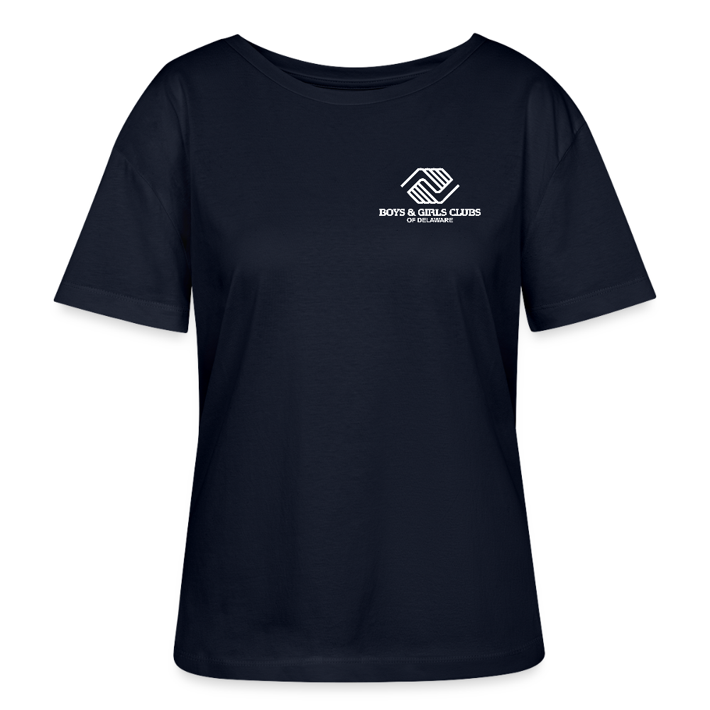 STAFF Stanley/Stella Serena Women’s Relaxed Organic T-Shirt - french navy