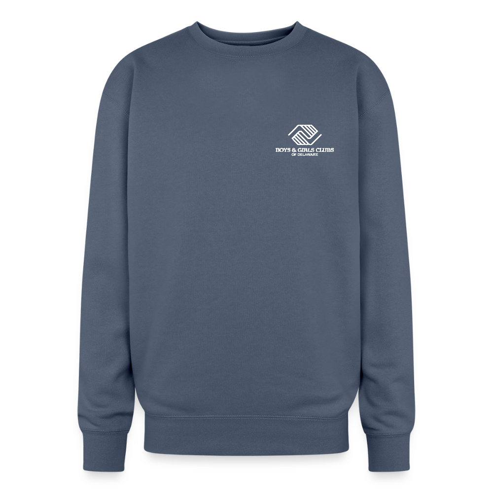 LOGO ONLY Oversized Crewneck Sweatshirt - stone blue