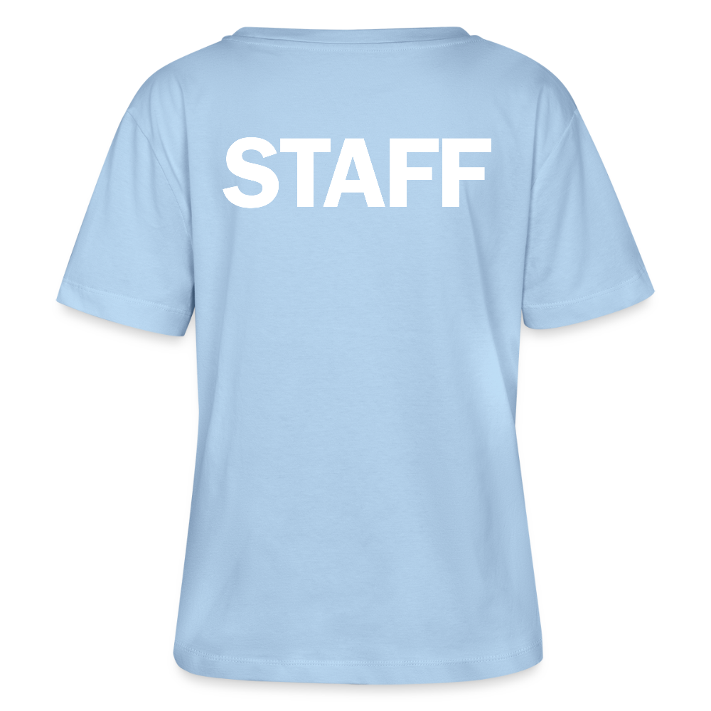 STAFF Stanley/Stella Serena Women’s Relaxed Organic T-Shirt - blue soul