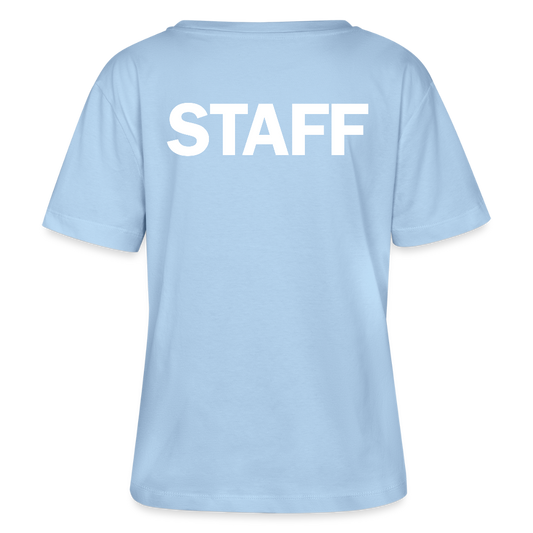 STAFF Stanley/Stella Serena Women’s Relaxed Organic T-Shirt - blue soul