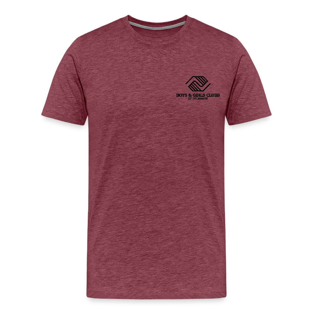 STAFF Men's Premium T-Shirt - heather burgundy