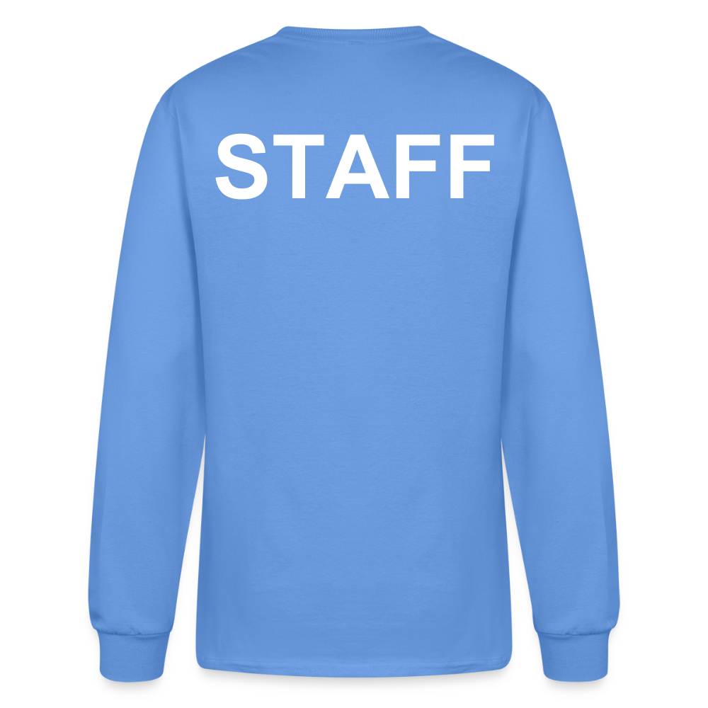 STAFF Men's Long Sleeve T-Shirt - carolina blue