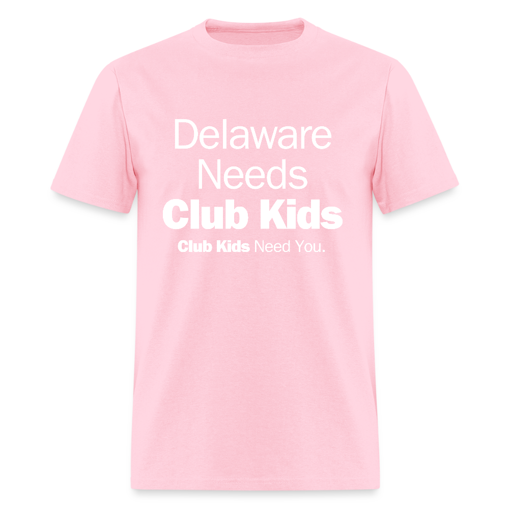 Delaware Needs Club Kids Men's T-Shirt | GILDAN 5000 - pink