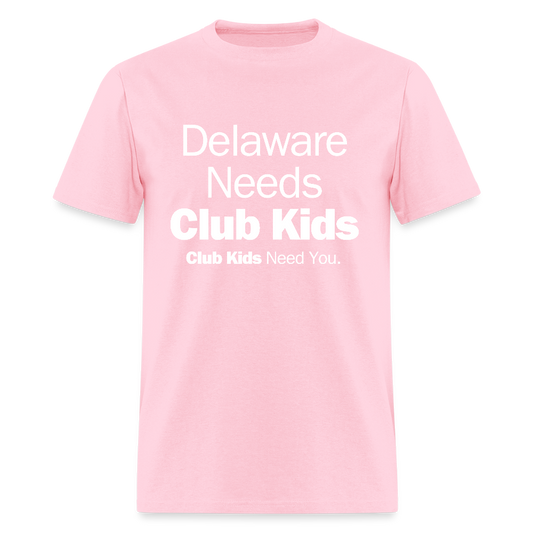 Delaware Needs Club Kids Men's T-Shirt | GILDAN 5000 - pink