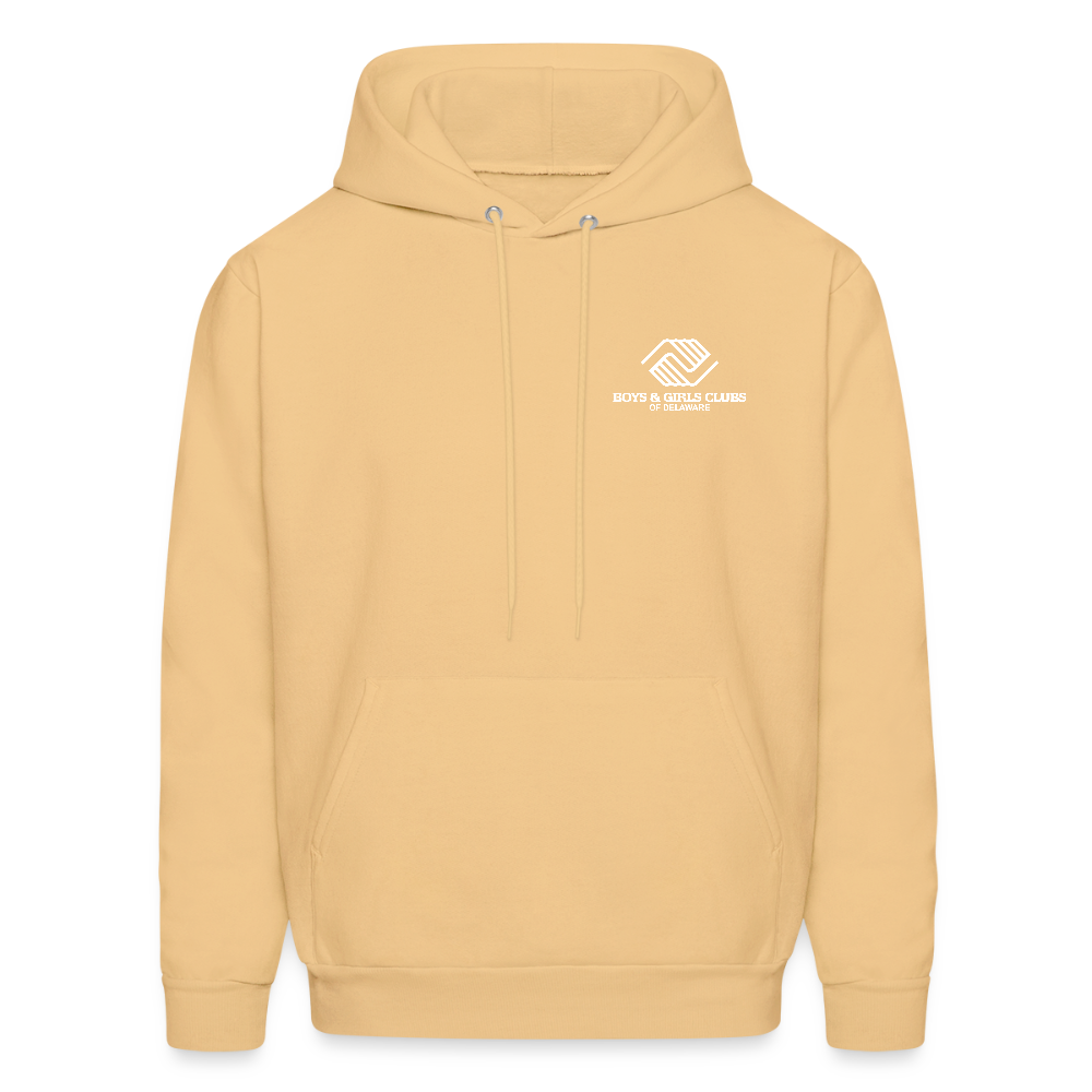 LOGO ONLY Men's Hoodie - light gold 