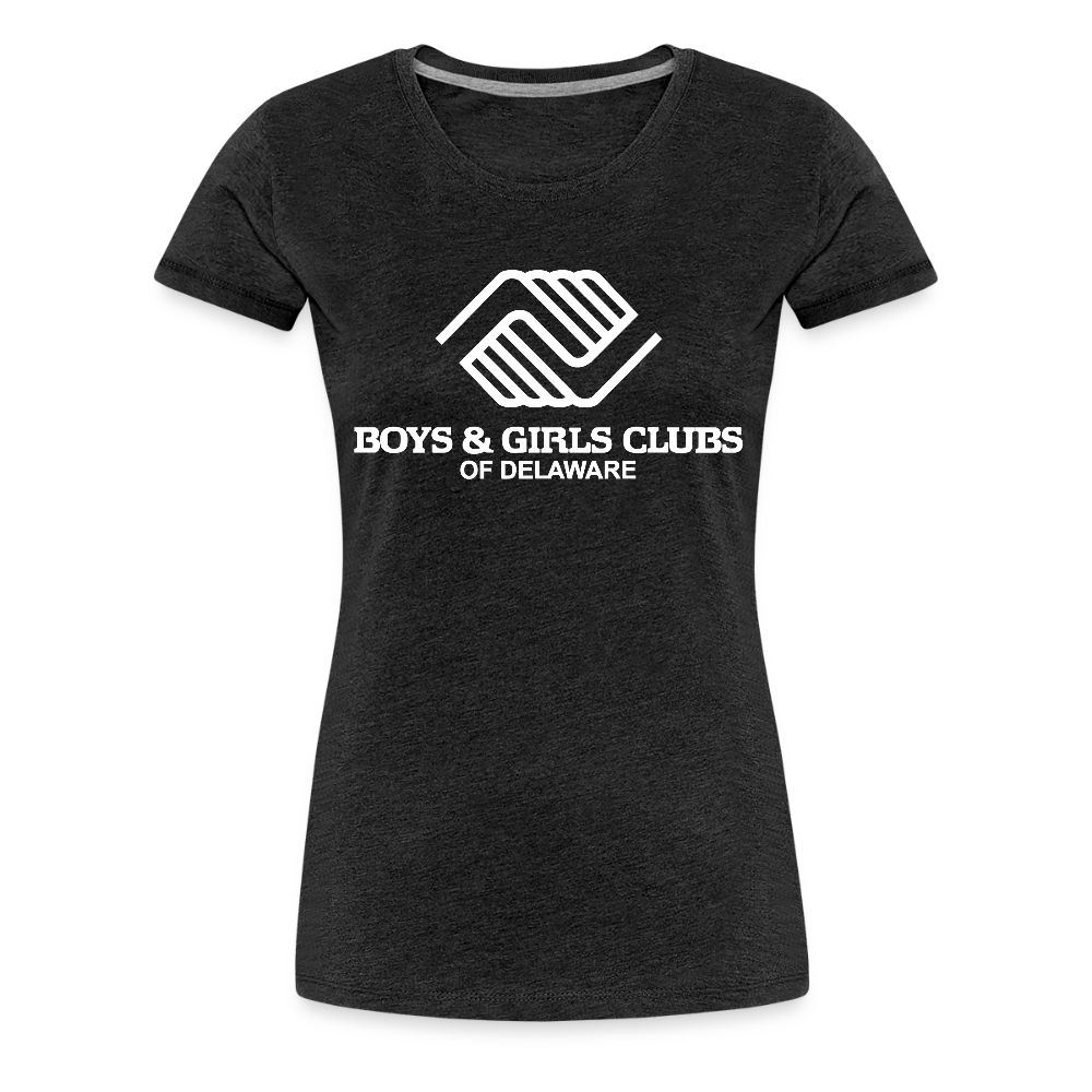 LOGO ONLY Women’s Premium T-Shirt - charcoal grey