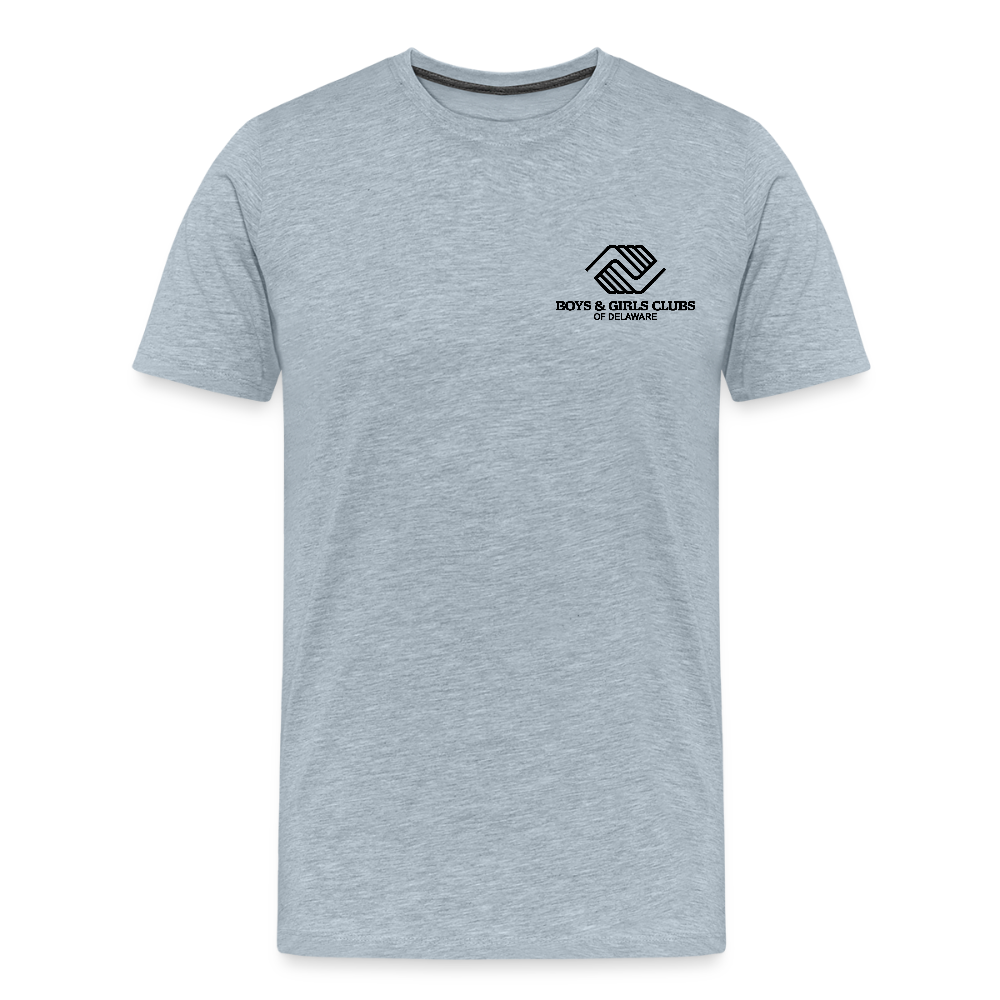 LOGO ONLY Men's Premium T-Shirt - heather ice blue