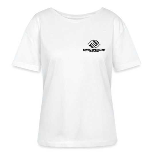 STAFF Stanley/Stella Serena Women’s Relaxed Organic T-Shirt - white