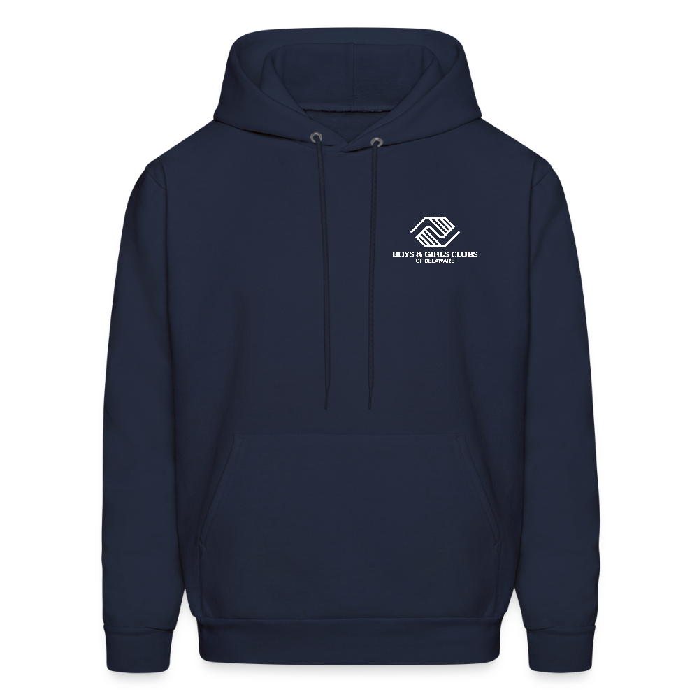 LOGO ONLY Men's Hoodie - navy