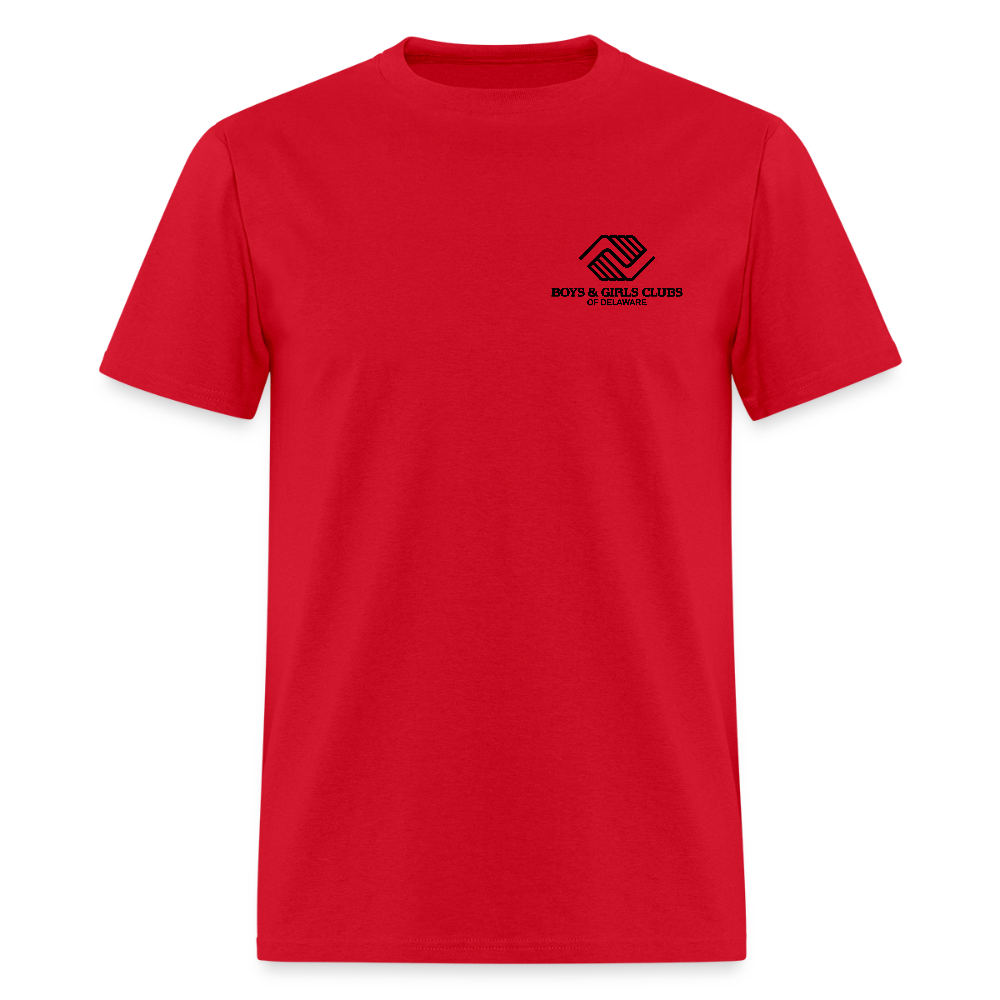 LOGO ONLY Men's T-Shirt | GILDAN 5000 - red