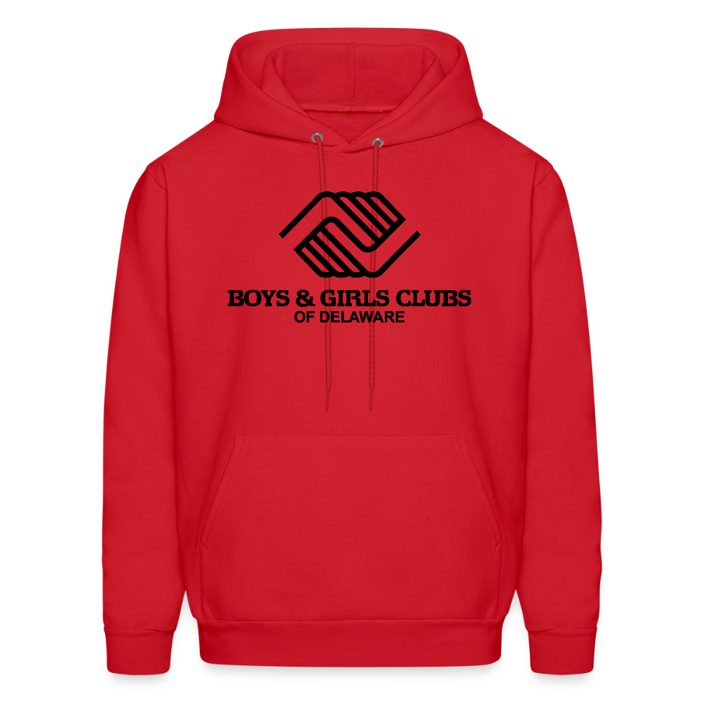 LOGO ONLY Men's Hoodie - red