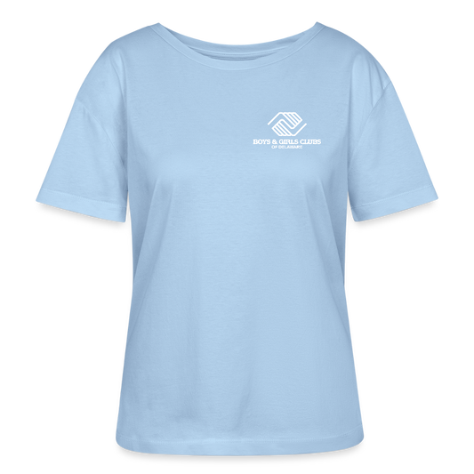STAFF Stanley/Stella Serena Women’s Relaxed Organic T-Shirt - blue soul