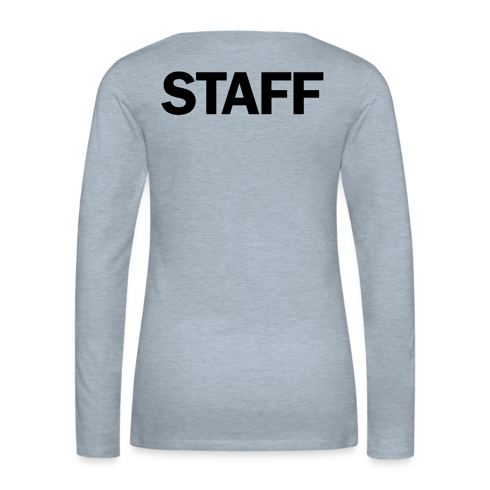 STAFF Women's Premium Long Sleeve T-Shirt - heather ice blue