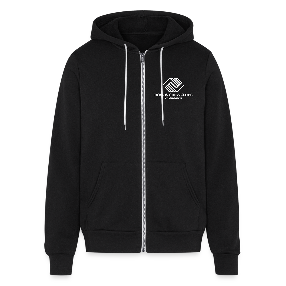 BGCDE Club Kids Need You Unisex Full Zip Hoodie - black