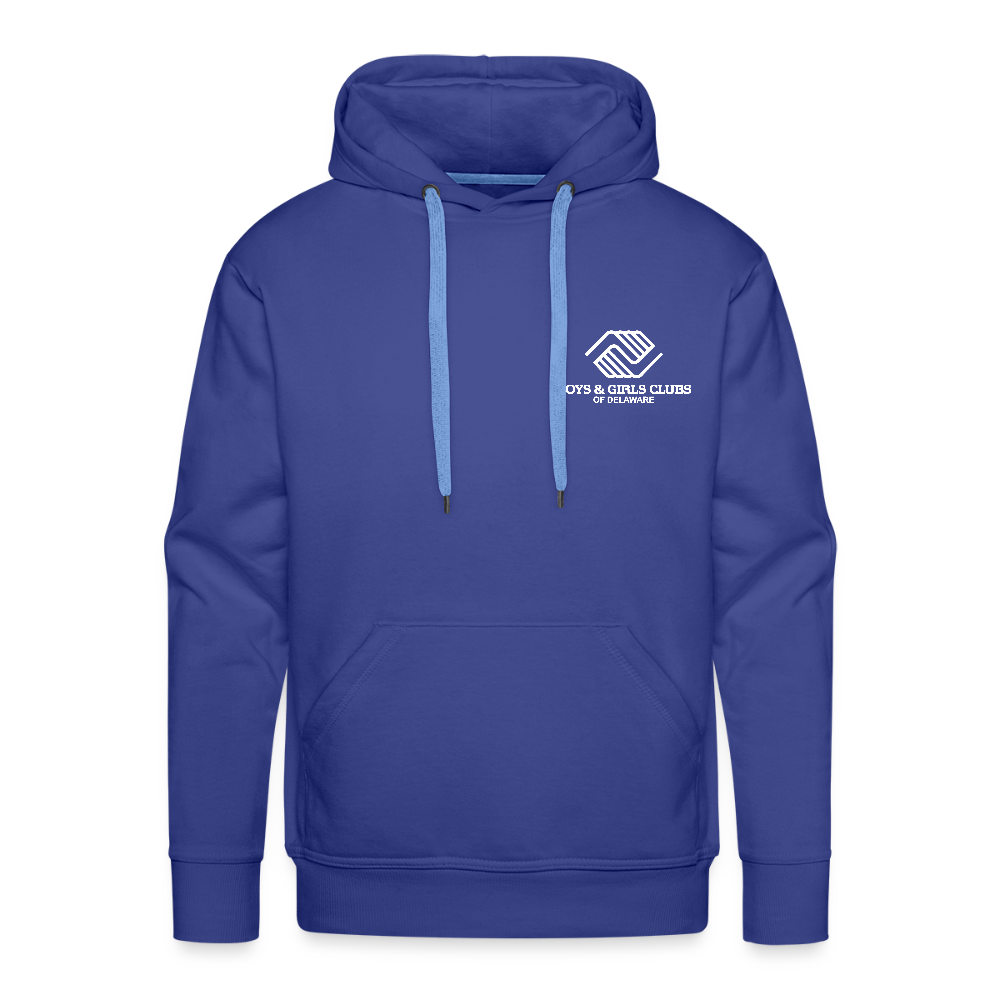LOGO ONLY Men’s Premium Hoodie - royal blue