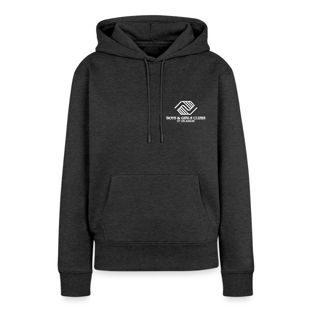 LOGO ONLY Women’s Premium Hoodie - heather anthracite