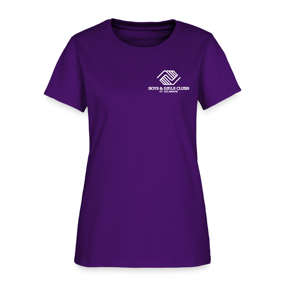 LOGO ONLY Women's T-Shirt - purple