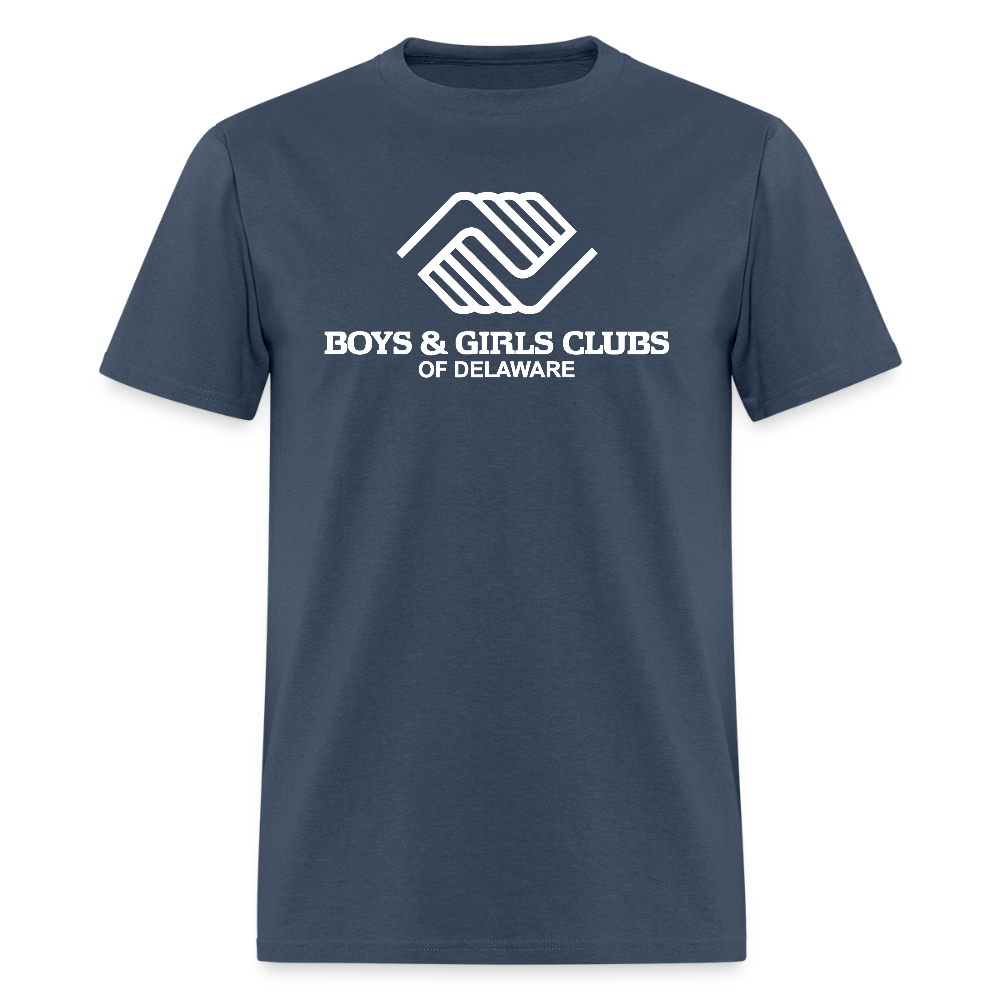 LOGO ONLY Men's T-Shirt | GILDAN 5000 -  blue dusk