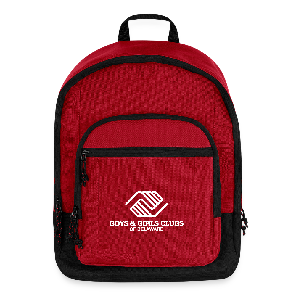 LOGO ONLY Basic Backpack - red