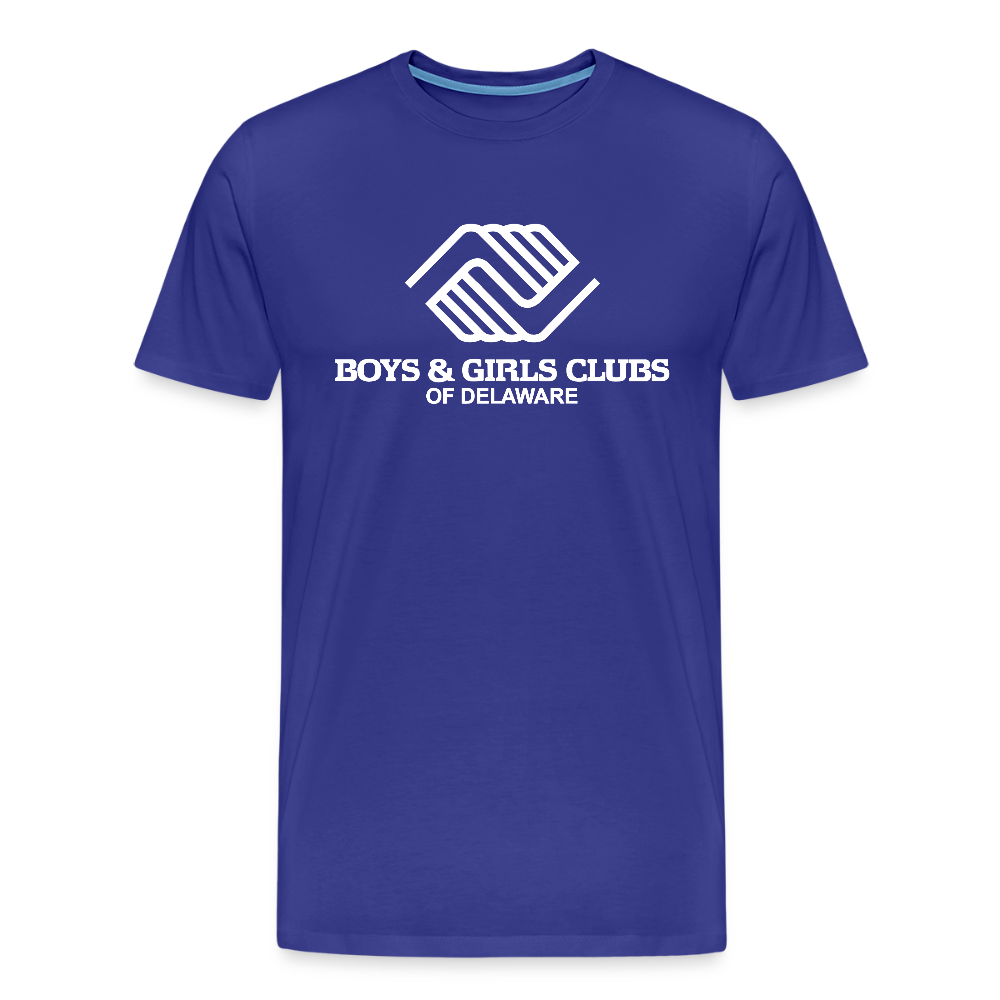 LOGO ONLY Men's Premium T-Shirt - royal blue