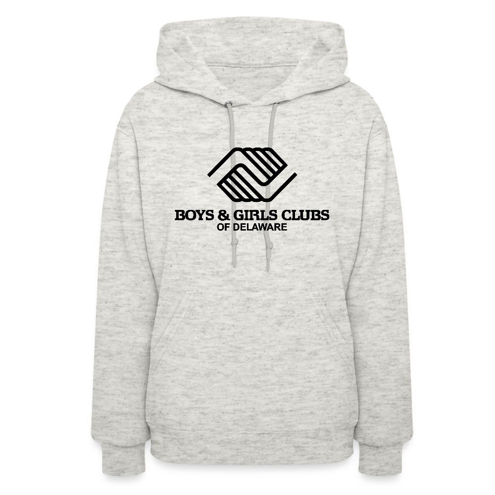 LOGO ONLY Women's Hoodie - heather oatmeal